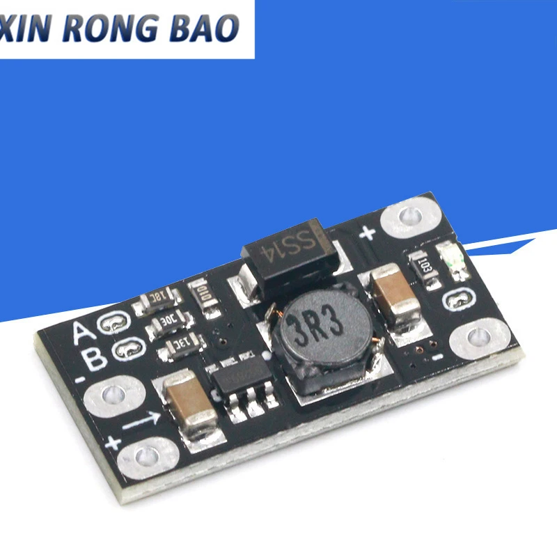 

Mini DC-DC boost module 3.7V to 12V, supporting 5V / 8V / 9V / 12V output lithium battery boost