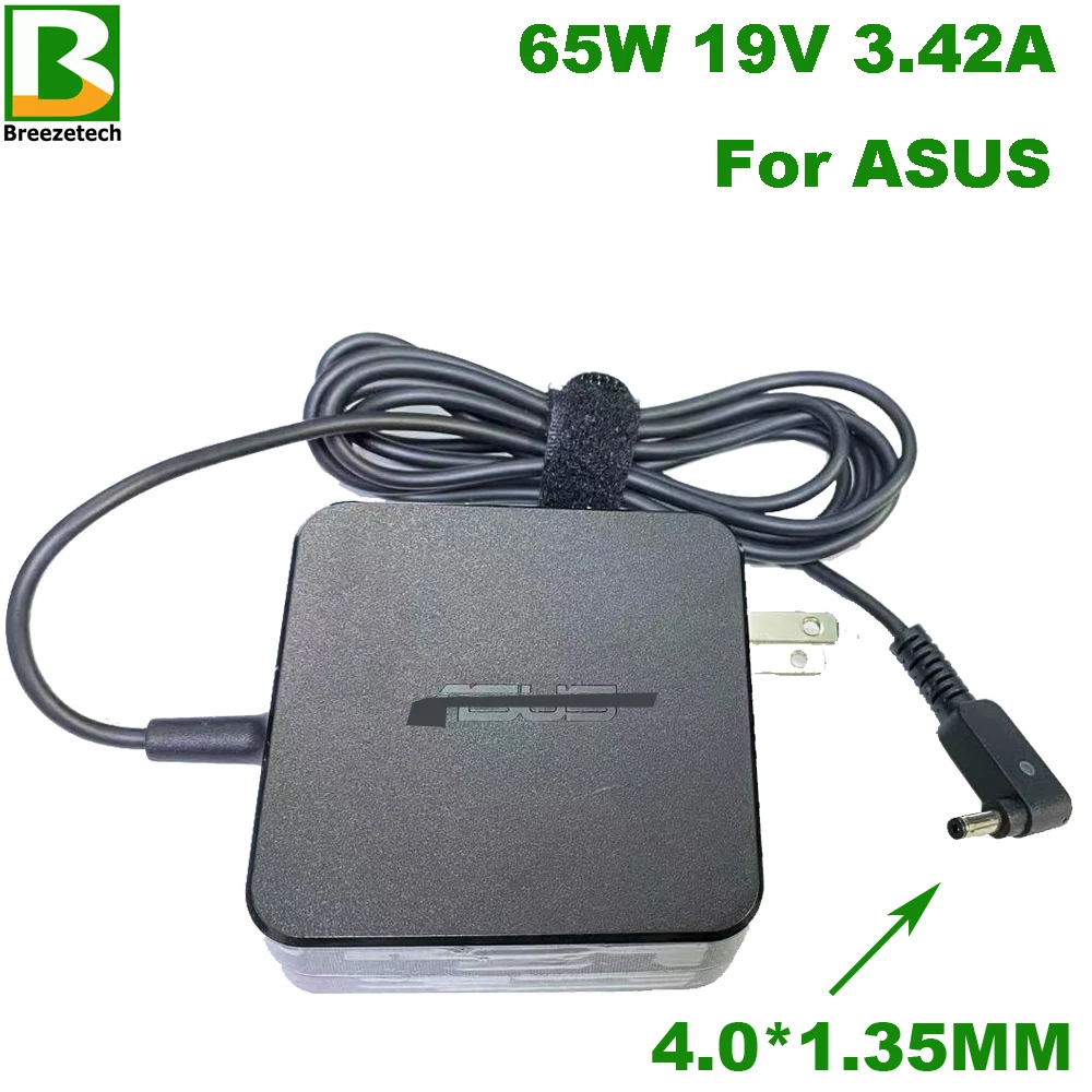 19V 3.42A 65W 4.0*1.35MM 노트북 AC 어댑터 충전기 아수스 X453M F756U X556U F302L Q324U UX31A R557U A556UF X503S S200E K540LA용