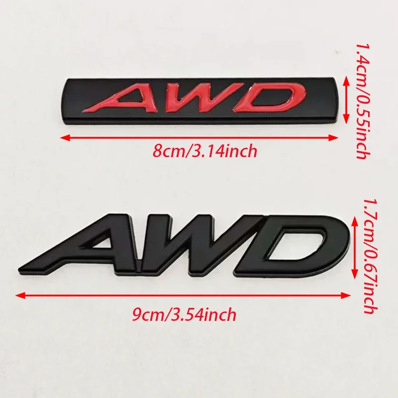 새로운 3D 메탈 자동차 스타일링 AWD 로고 자동차 바디 배지 엠블럼 마쓰다 3 CX-5 CX-3 RX-8 RX-5 데칼 자동차 액세서리
