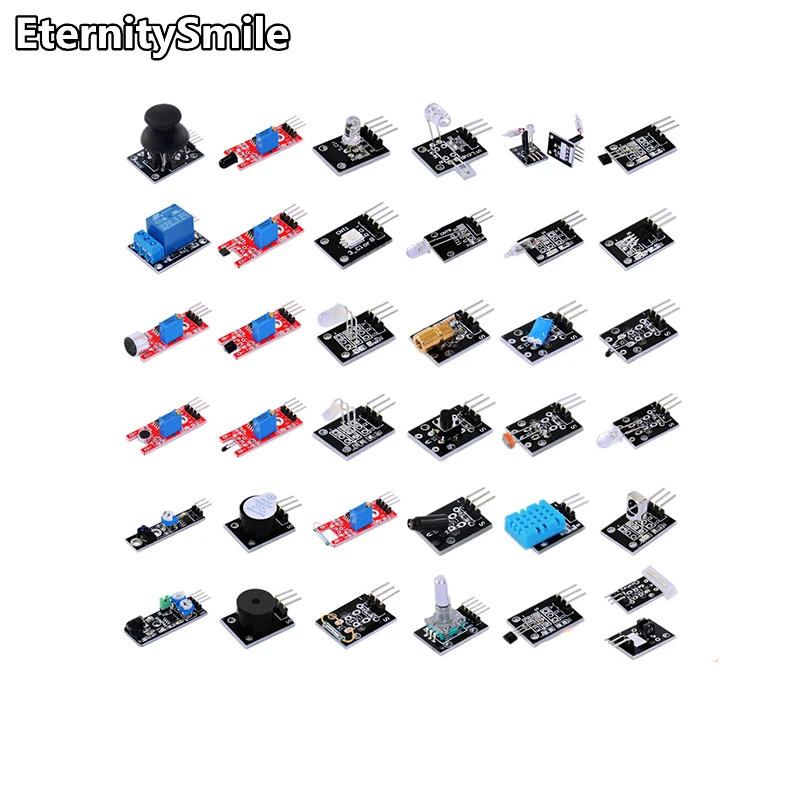 For arduino 45 in 1 Sensors Modules Starter Kit better than 37in1 ...