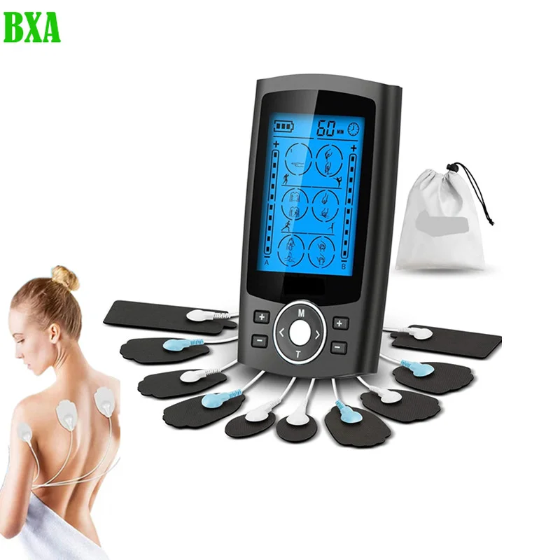 New 36 Modes Tens Muscle Stimulator Electric EMS Acupuncture Body Massage Digital Therapy Slimming Machine Electrostimulator electric therapy machine acupuncture cupping body massage device