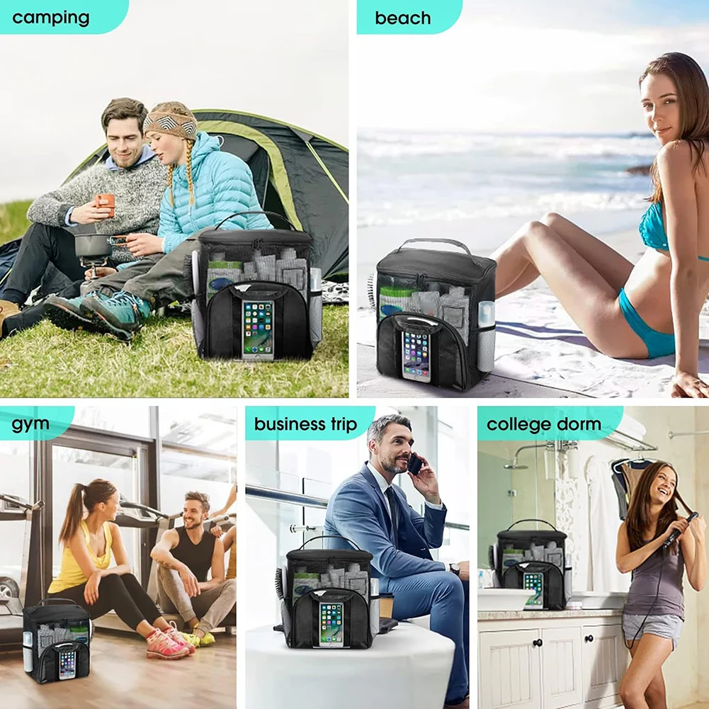 Travel Toiletry Bag Quick-Drying Waterproof Shower Caddy Storage Bag For Outdoor