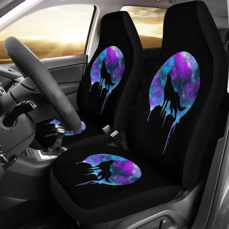

Howling Wolf, Wolves, Paw Prints, Howling Wolves, Moon-Car Seat Covers, Car Accessories, Gift for Her, Custom Seat Covers, Custo