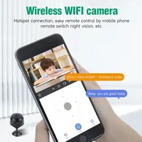 Mini caméra WiFi A9, enregistreur vidéo, moniteur intelligent, trépied 4