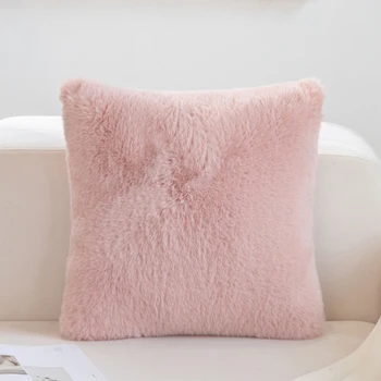 Ultra Soft Faux Fur Throw Pillow Case