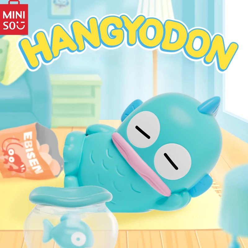 

Miniso Sanrio Hangyodon Little Time Alone Series Micro Box Blind Box Home Desktop Ornament Children's Birthday Gift Kawaii