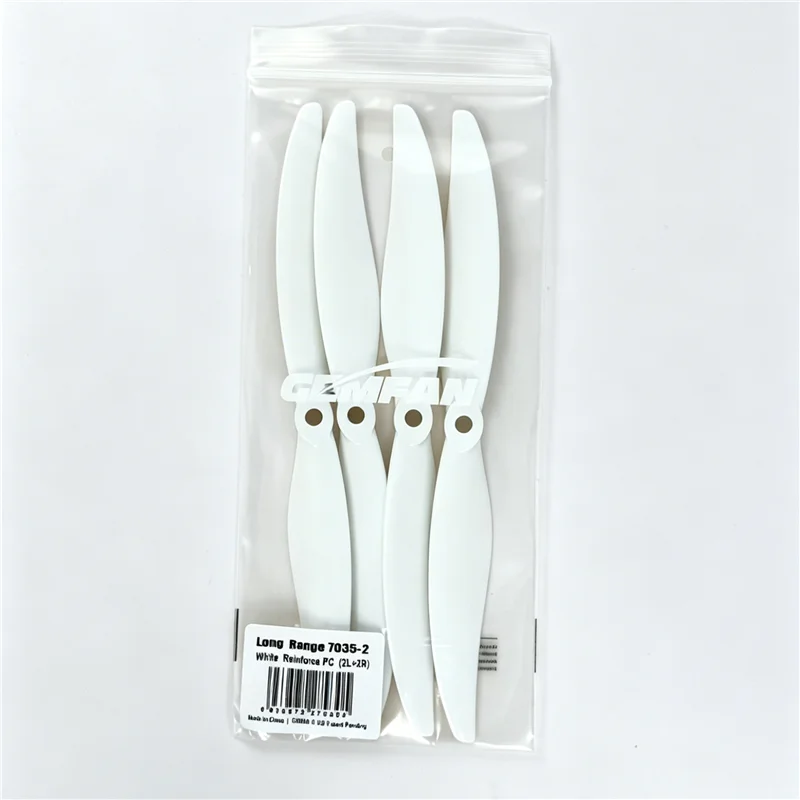Gemfan LR7035 Hélices 7 pouces 2 pales PC pour FPV longue portée 2CW+2CCW