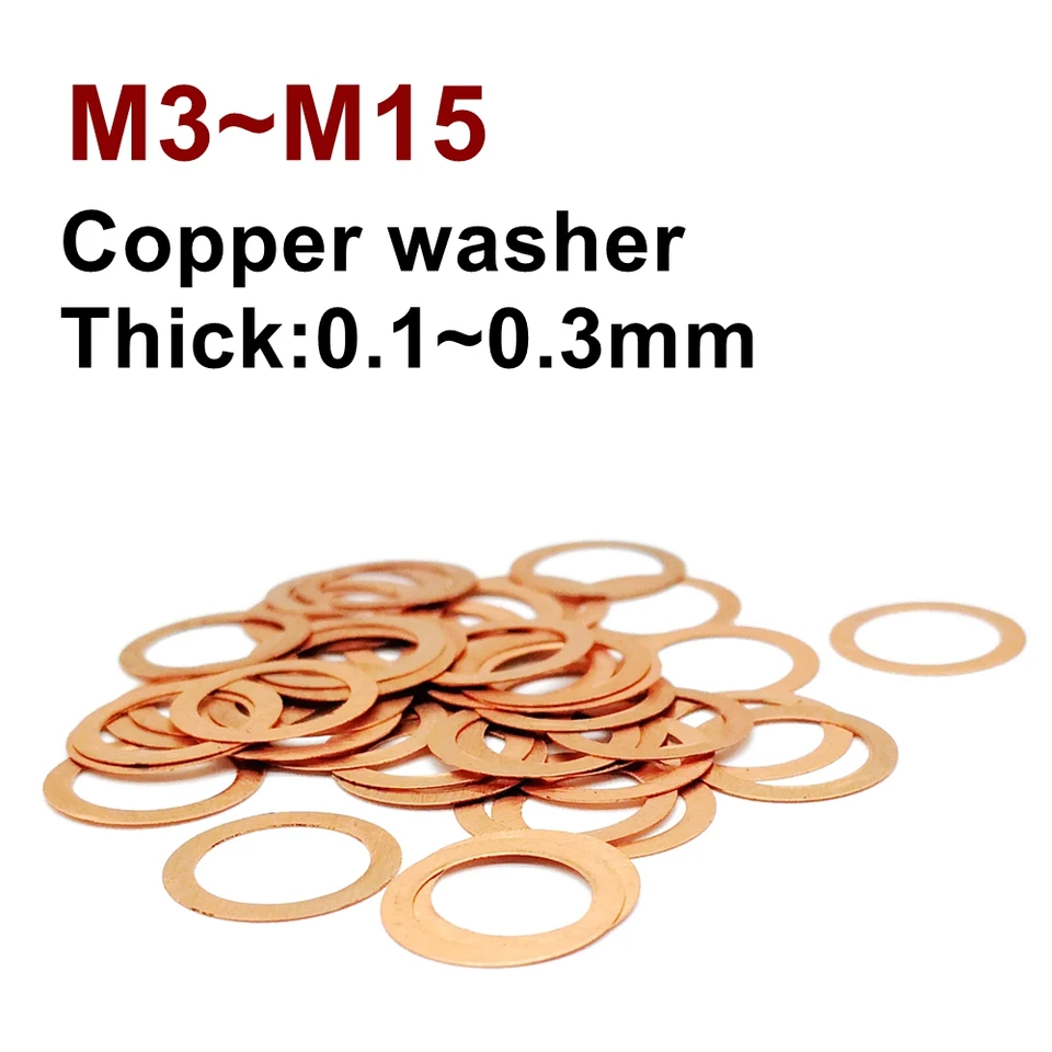 Lot De 50 Rondelles Plates Ultra-Minces En Acier Inoxydable - 0.1mm D'Épaisseur, Dimensions 4x6mm - Pour Réglage Et Calage