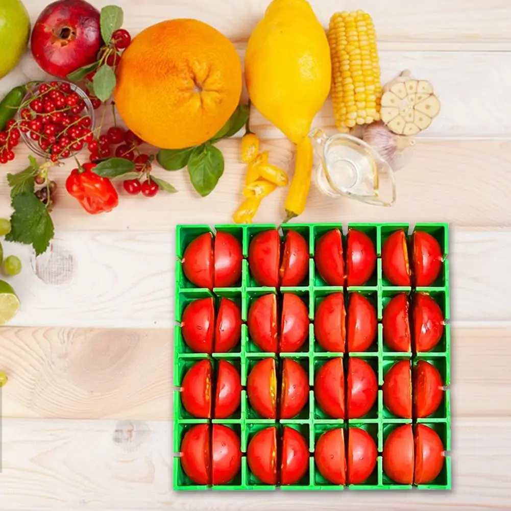 토마토 슬라이서 도구, 간편한 과일 슬라이서, 포도, 토마토, 딸기, 샐러드, 스낵, 피자용 주방 도구 