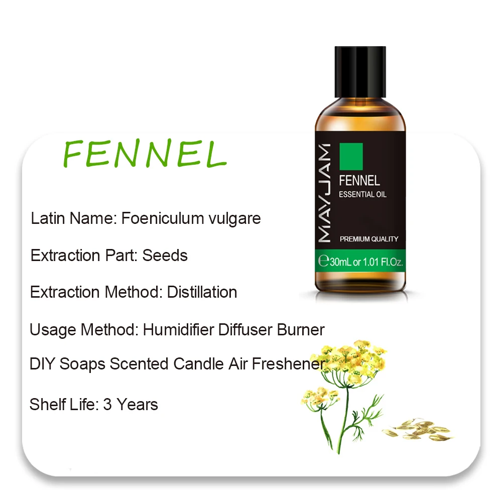 MAYJAM Essential Oils - Aromatic Bliss Collection: Lavender, Jasmine, Eucalyptus, Ylang Ylang, Vanilla, and Tea Tree