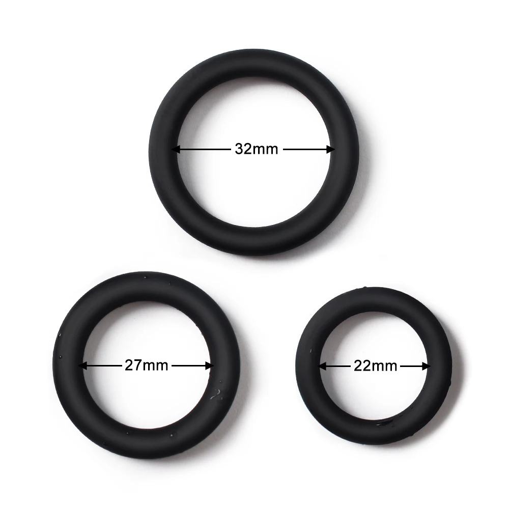 4pcs Silicone Penis Ring Male Cock Rings Lock Delay Ejaculation Reusable Scrotal Binding Ball Stretcher Cockring Sex Toy For Men