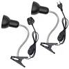 UVA+UVB 3.0 Reptile Lamp Holder Set with Clip-on Thermometer Hygrometer Lizard Turtle Tortoises Basking Heating Bulb 220V 2