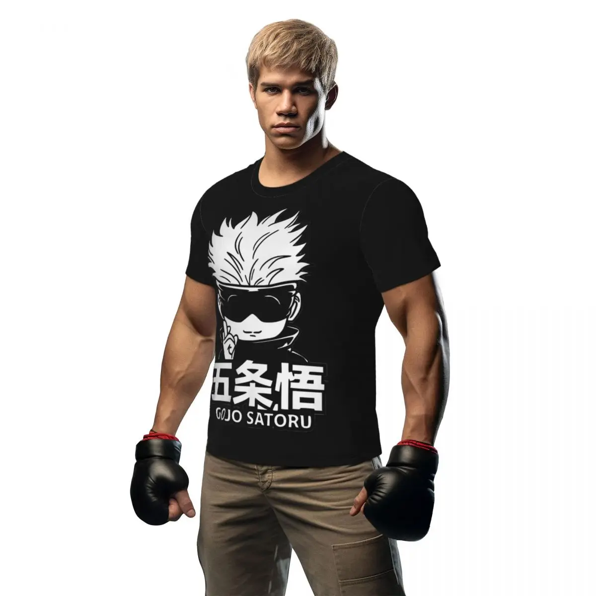 

Cute Gojo Satoru T-Shirt Couple Jujutsu Kaisen Anime Y2K Basic Gym T-Shirts Comfortable Summer Fashion Tee Shirt Graphic Tops