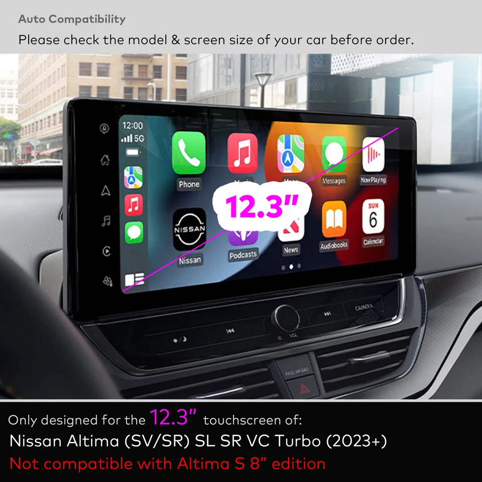 Protector Mica Pantalla Para Nissan Versa 2020 2021 2022 | Meses Sin
