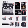 NEW 20Bar Electric Espresso Italian Coffee Maker Machine with Grinder Milk Frother Home Latté Cappuccino Capsule Barsetto BAE02S 4