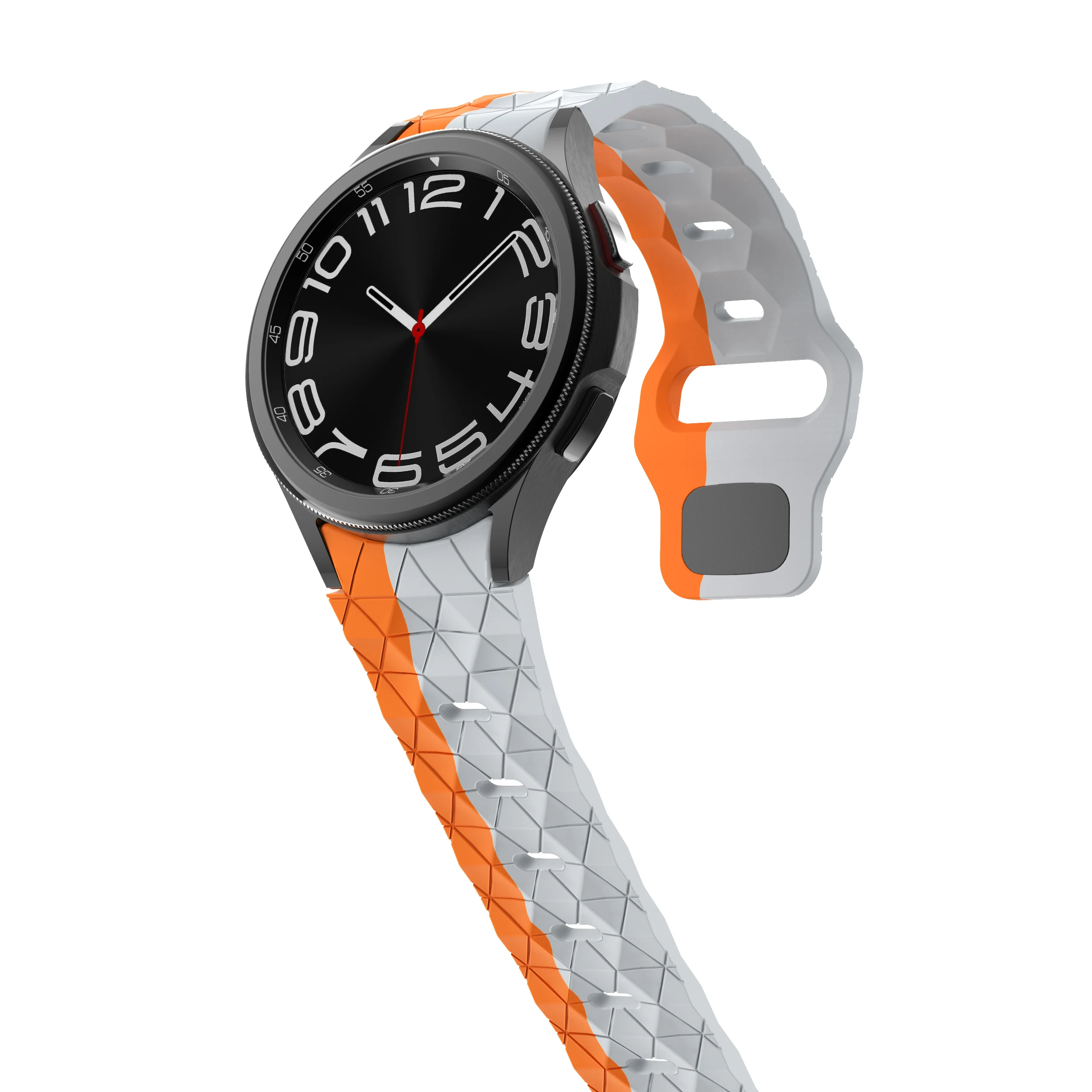Football Pattern Soft Silicone Watch Strap Bracelet Band in Various Sizes