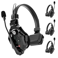 Hollyland Solidcom C1 Wireless Intercom System 1100ft Range Weighs Only 168g for Commercial Film Production Team Drone Shot Team