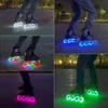 4pcs LED Flash Wheel 60/62/64/68/70/72/76//80mm Inline Skates 90/100/110/125mm Speed Skates Rock Fancy Roller Skates PU Tyres 4