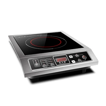 220V Commercial Induction Cooker 3500W Stainless Steel Household Stir Fried Vegetables High Power Flame Electromagnetic Stove 1