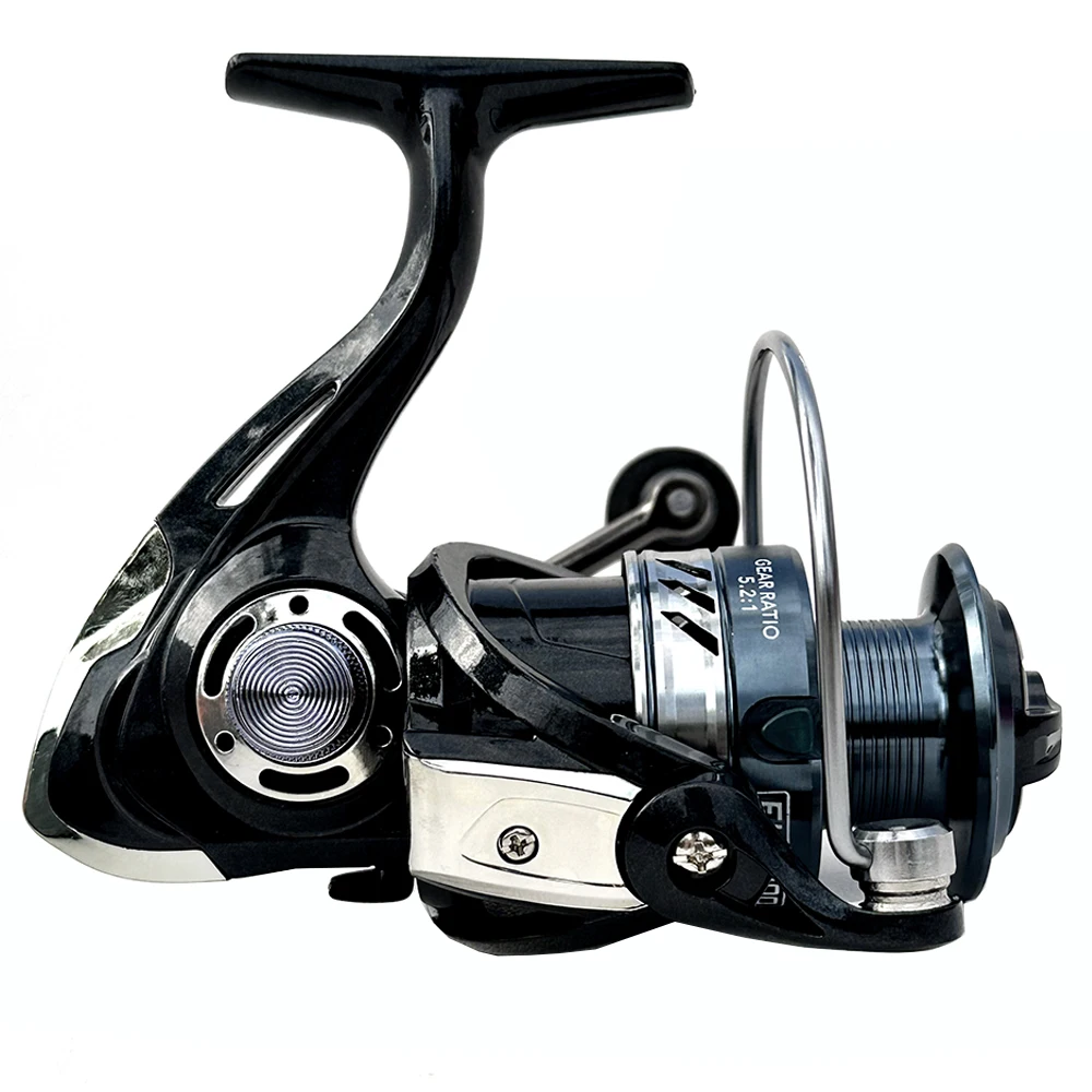 Durable Fishing Reel Metal Spool Spinning Wheel 12kg Max Drag Left/Right Interchangable Hand 2000/3000/4000/5000/6000/7000 5