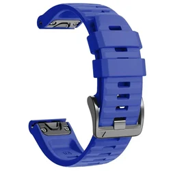 Official QuickFit Silicone Strap - High-Performance Band with 22mm & 26mm Options for 1PCS QuickFit 26mm (Style2 Blue)