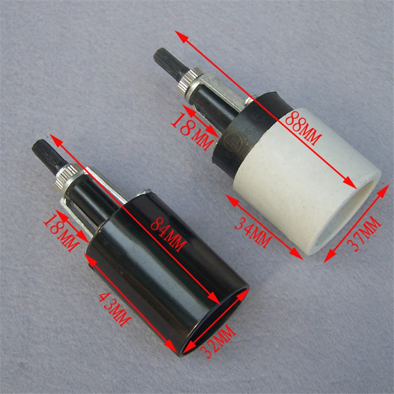 two-way Rotary Switch Ceramic Bakelite Socket E27 Eye Guard Lamp Head Light Accessories lamp holder lamp bulb holder lamp base lamp socket adapter lamp socket extender diy lighting accessories