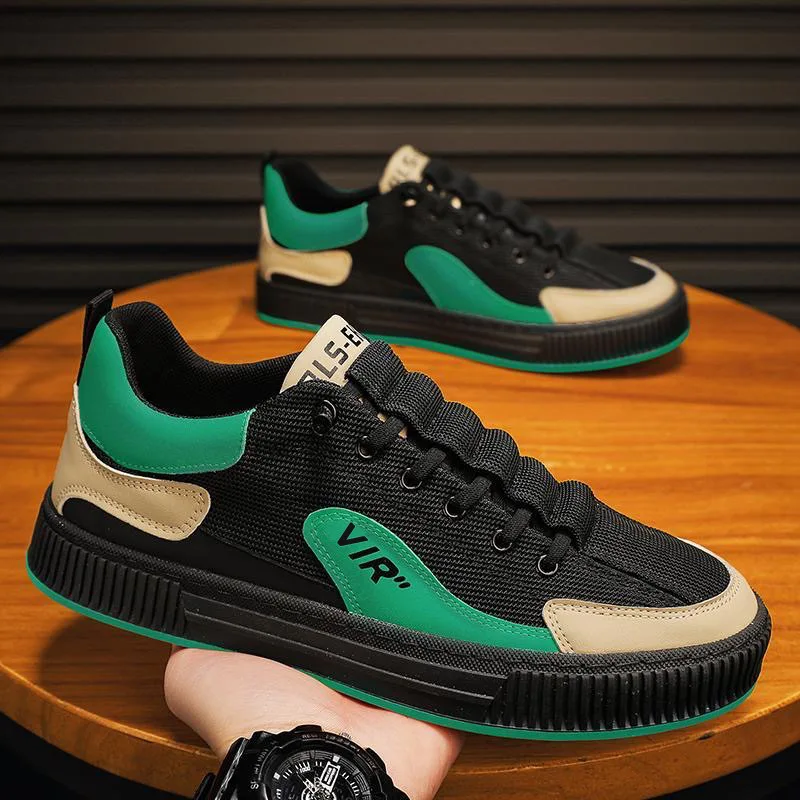 

Men's Sneakers Mesh Breathable Canvas Shoes Outdoor Casual Shoes Non-slip Platform Shoes for Men Vulcanized Shoe Tenis Masculino