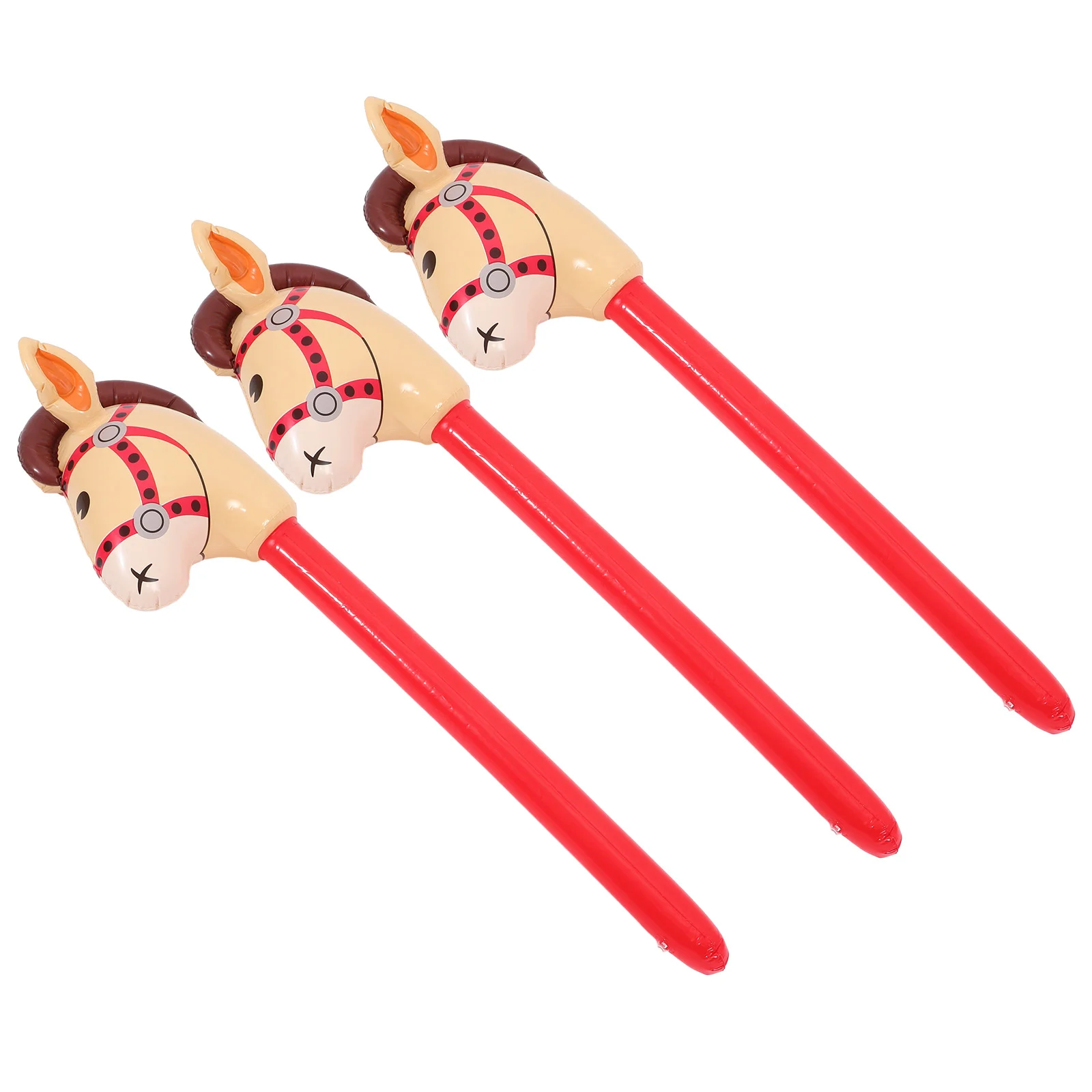 

Inflatable Balloon Sticks Inflatable Horse Stick Kids Inflatable Sticks Toy Inflatable Horse Head Stick Balloon