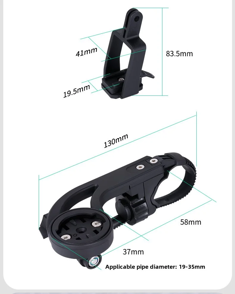 Fahrrad Computer Halterung Fahrrad Licht Stehen Universal Geeignet Scheinwerfer MTB Straße Licht Halterung Fahrrad Unterstützung Garmin Walker Igps – Detail 3