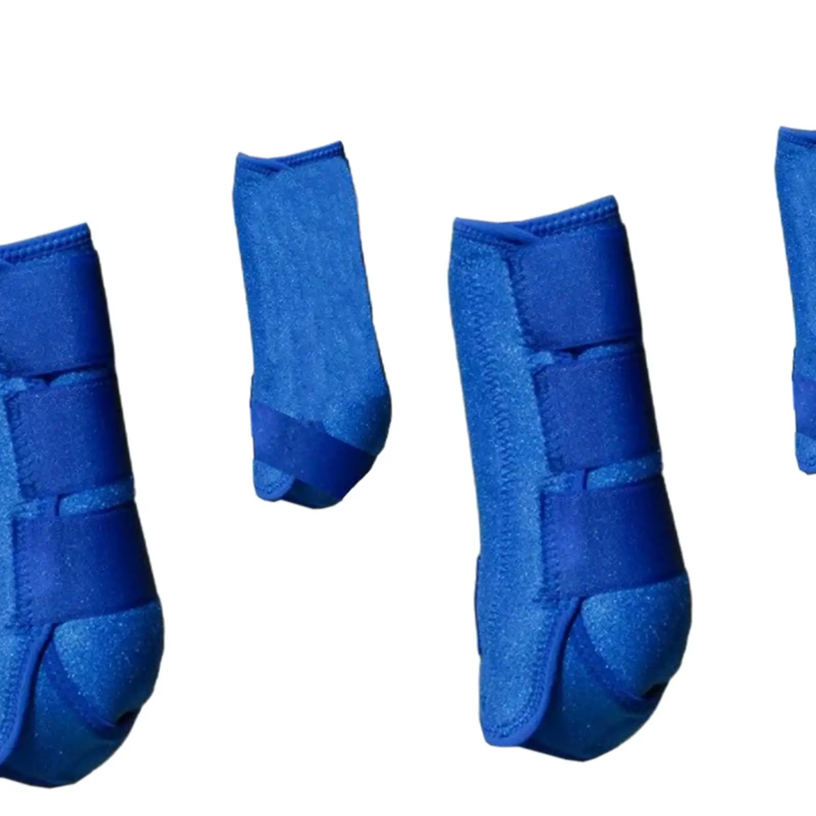 4x Horse Boots Leg Protection Tendon Protector Multifunction Reusable Portable Guard Leg Wraps for Jumping Riding Training 5