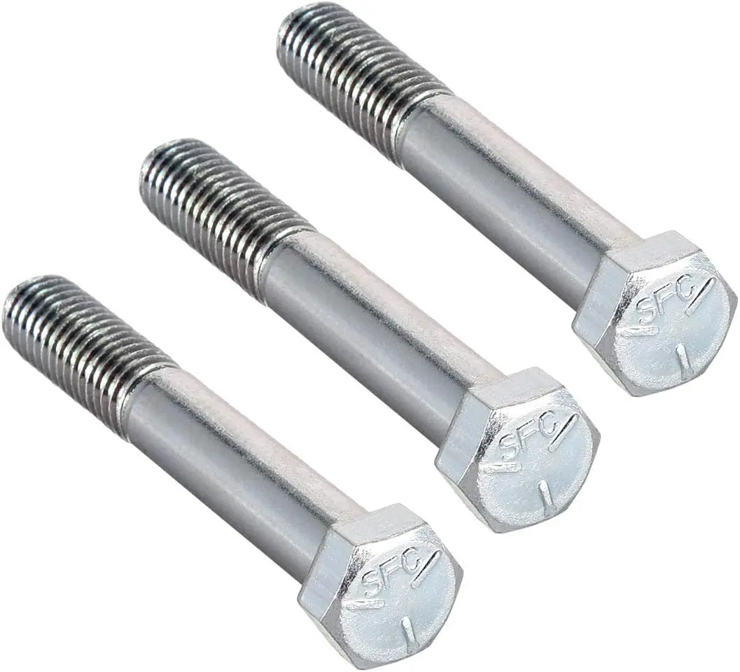 

Kidisoii Hex Head Screw Bolts Carbon Steel 7/16"-14x3" Fastener Grade 5 UNC 3pcs