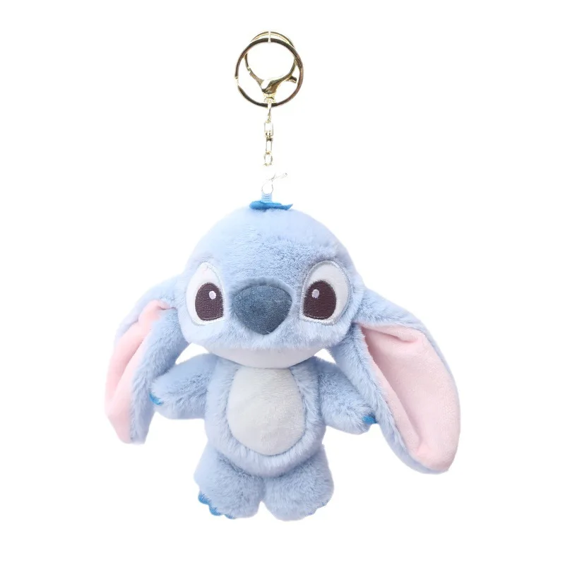 thumbnail image 4 of Llavero con muñeco de dibujos animados de Stitch, muñeco de peluche, mochila colgante, decoración, ángel, lindo periférico, amigos, pareja, regalo de cumpleaños y Navidad, 4 of 4