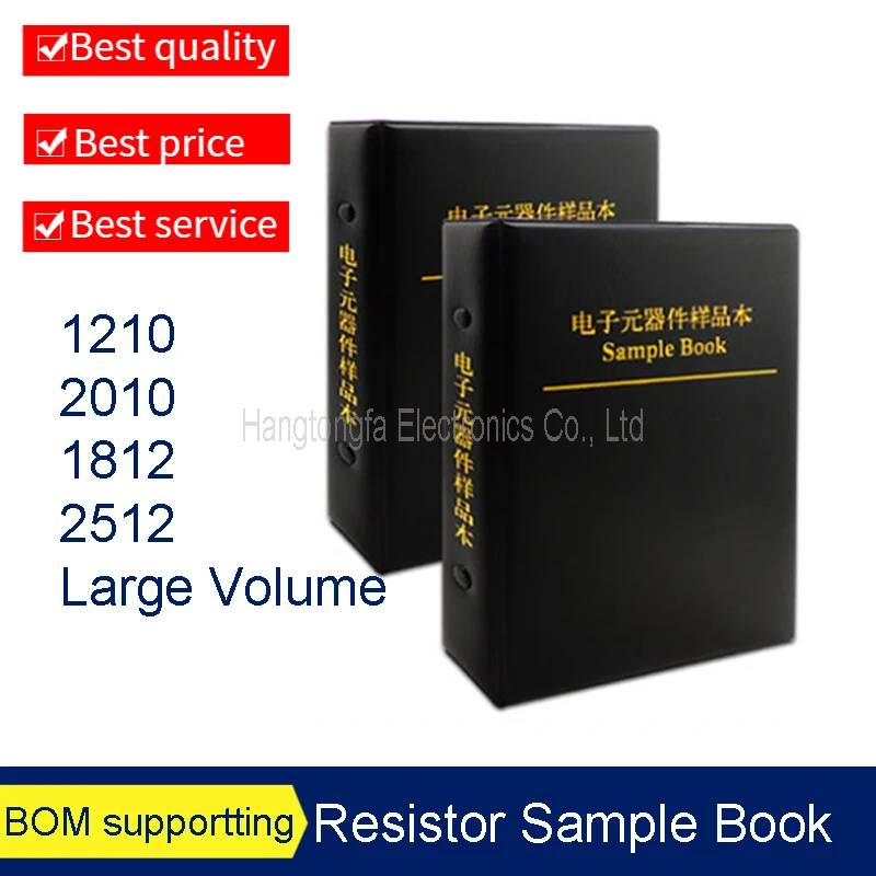 1210 2010 1812 2512 Grote Volume Weerstand Monster Boek Smd 105 Soorten X25pcS Assortiment Kit 0R - 1M J nieuwe