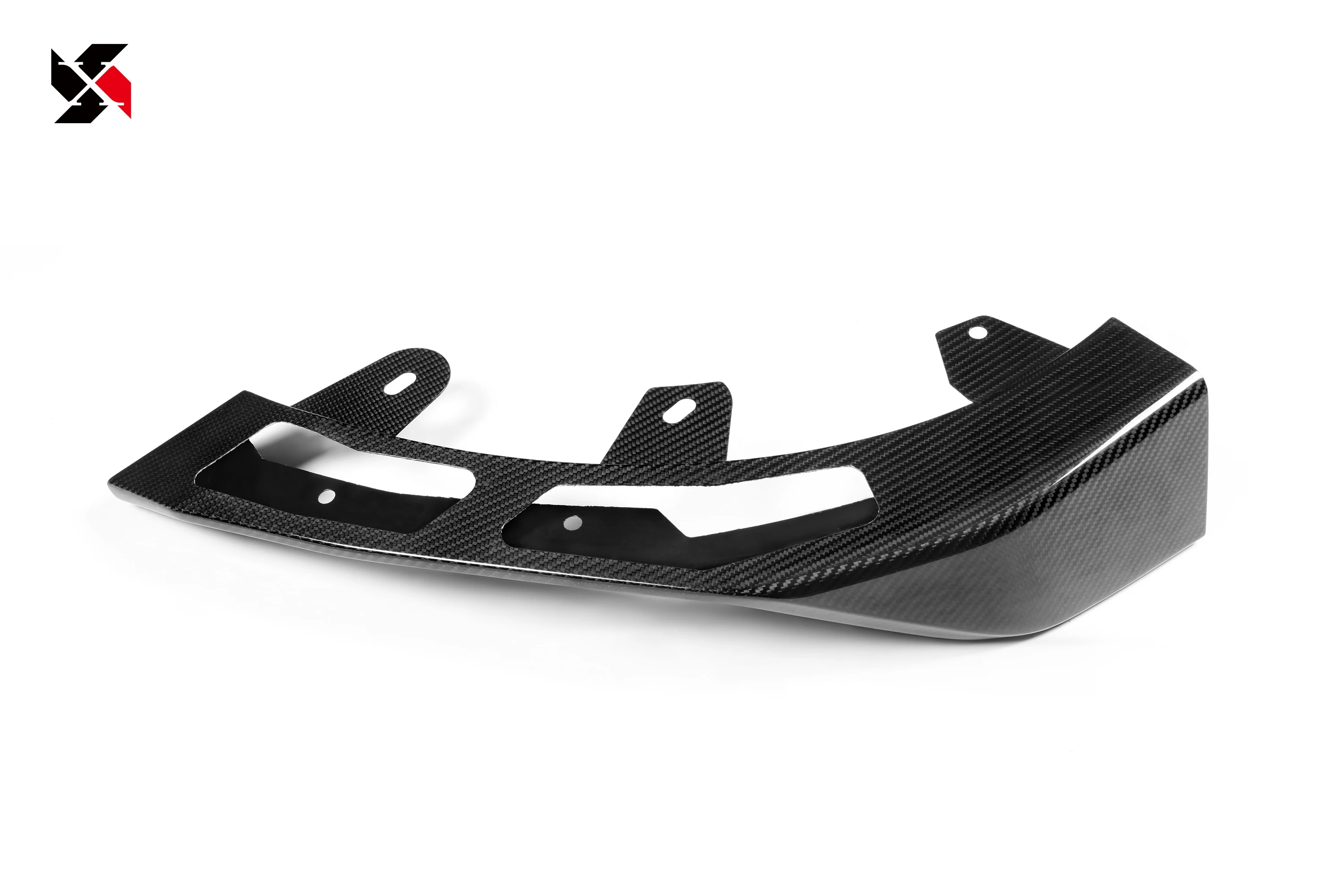 3Psc Dry Carbon Front Bumper Lip Splitters Body Kit Scratch Protector For BMW 2 Series G42 220i 220d 230i Coupe M-sport -IN