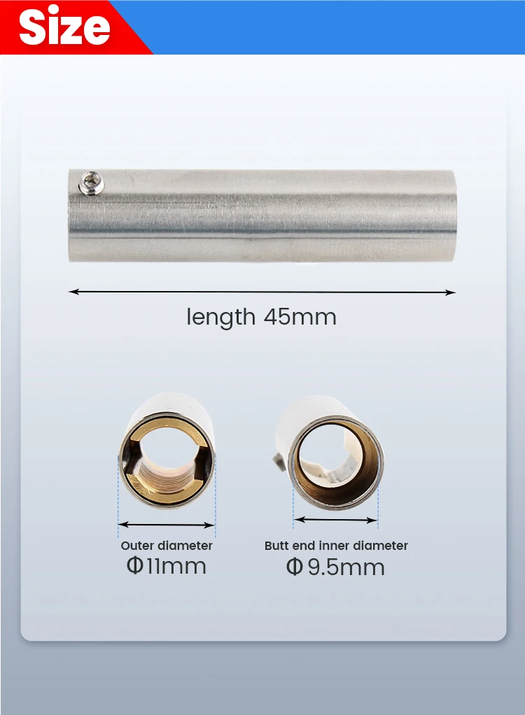 Aeg hochwertiges cnc gelsoft gelball balster metall verstellbares hop up für 9,5mm innenrohr gel blaster ldt zubehör – Detail 2