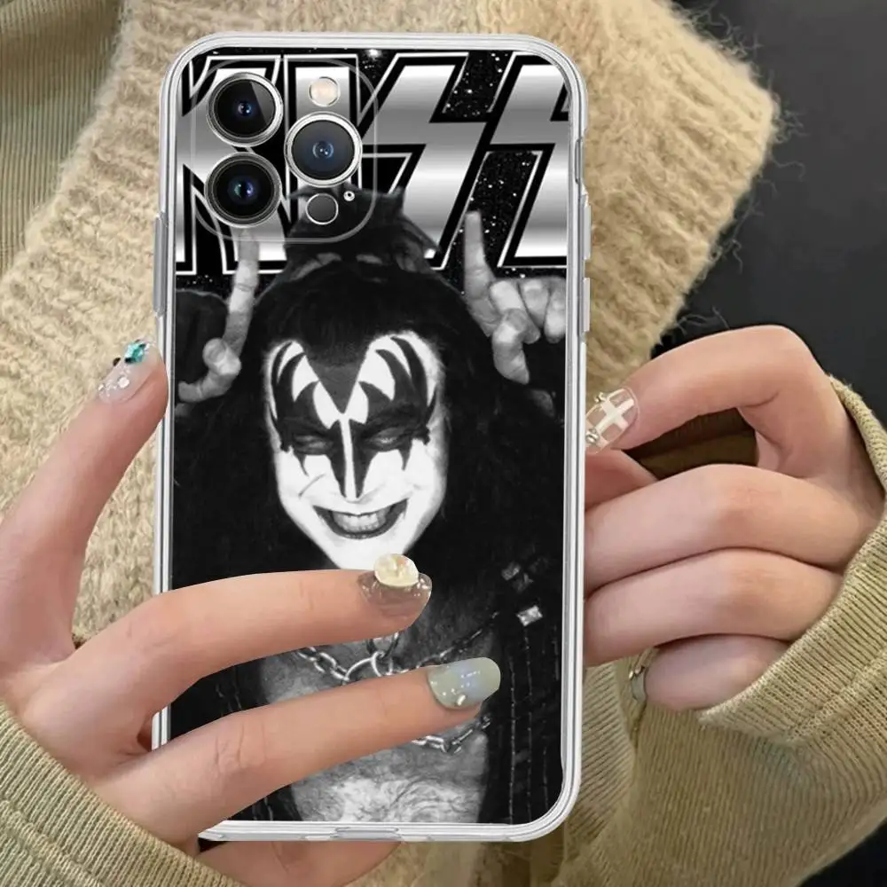Customizable Hard Rock Band K-Kiss Soft Phone Cover