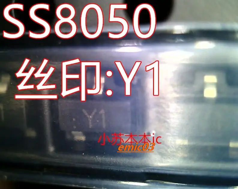 

10 шт. SS8050 SOT-23 :Y1 1,5 a/25 в
