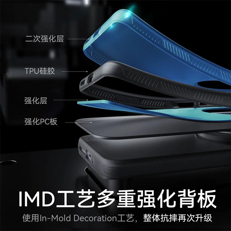 For Honor Magic Air Case - Shockproof Matte Transparent MagSafe Cover