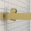 Frameless Shower Door, 56 1/8“-60” W X 76“ H, Aluminum, 5/16”8mm Clear Tempered Glass , with Handle, Double Sliding Shower Door 5