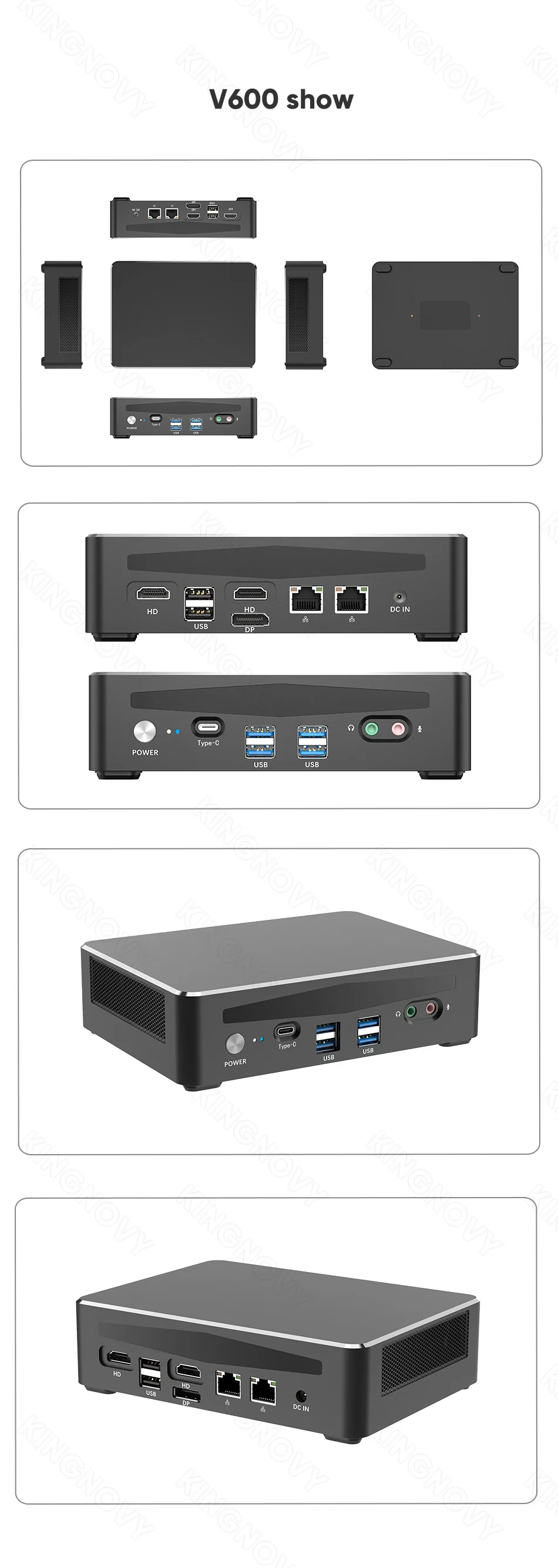 KingNovy 13th Gen Mini Gaming PC - I9 13900H/I7 13700H, Thunderbolt 4, DDR5/DDR4, NVME 2, 2.5G LAN, Intel Gamer Computer, 4K, WiFi6 Description Image.This Product Can Be Found With The Tag Names Barebone Mini PC, Computer Office, Topton hot pc