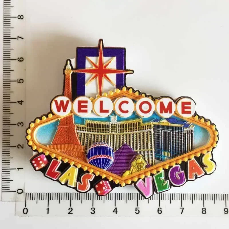 World Tourism Fridge Magnet Souvenir USA Las Vegas Florida Cultural Landscape Refrigerator Stickers Gift Set Home Decoration magnetic fridge magnets,magnetic sticker,magnetic fridge stickers,refrigerator decor