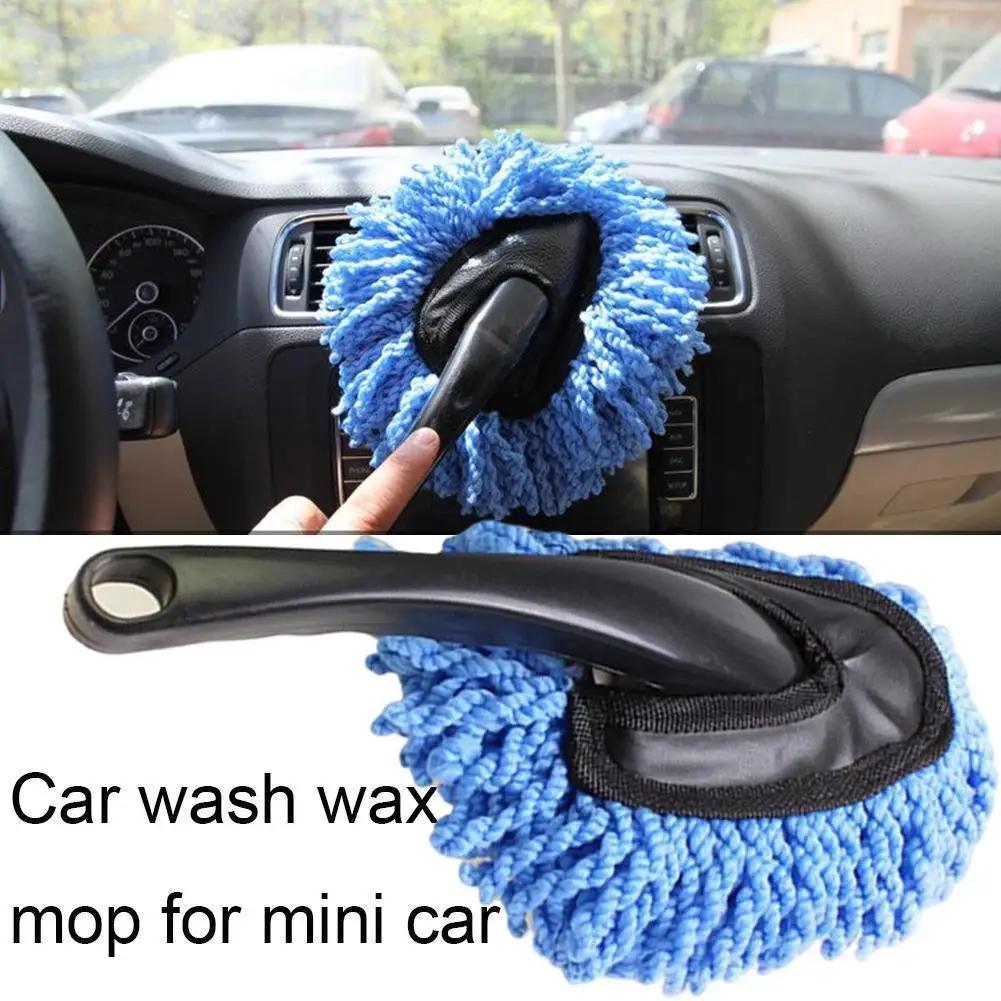 

Car Specific Wax Cleaning Mop With Short Handle Soft Fur Water Dust Removal Car Washing Brush Auto Cleaning Tool Accessories