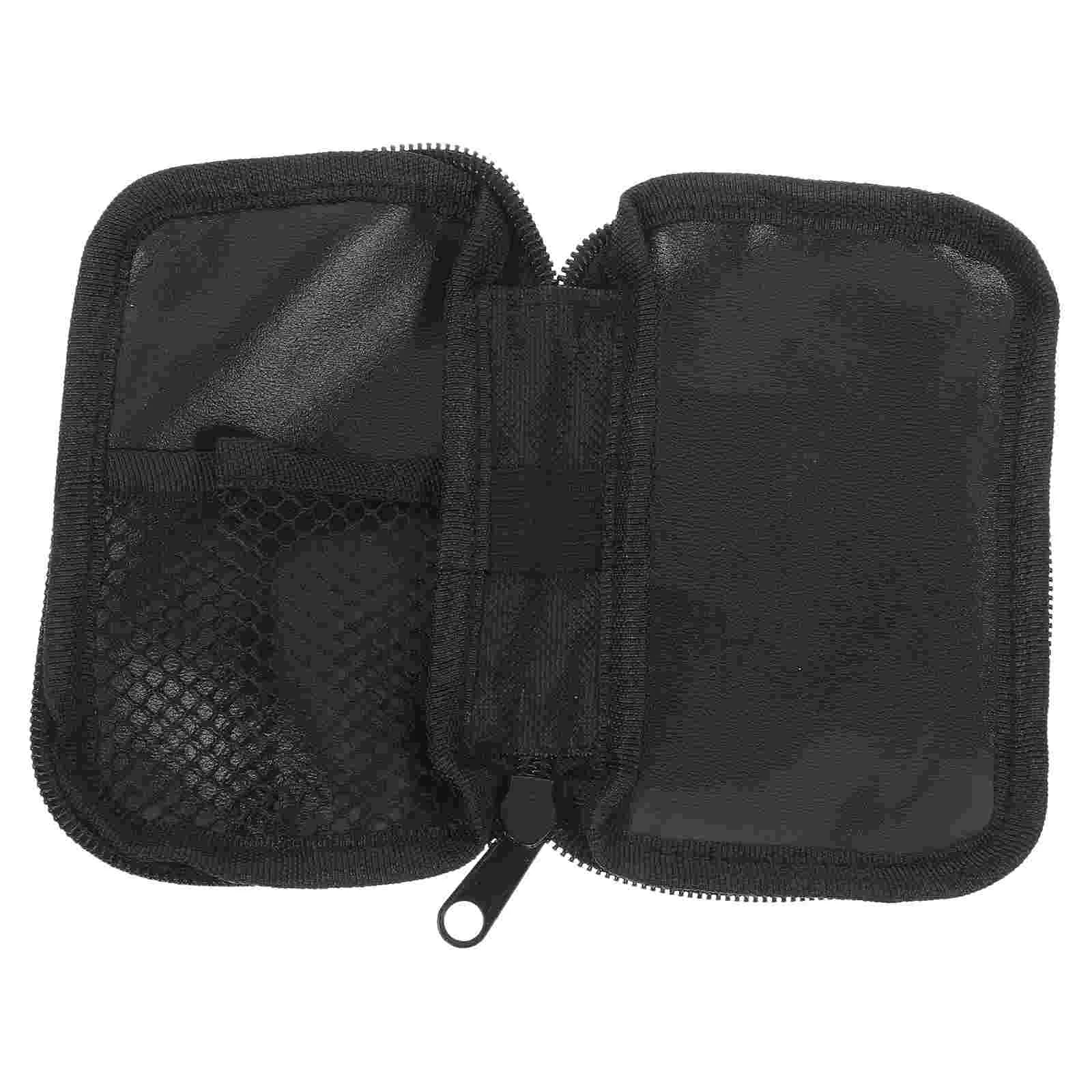 Zipper Tote Bag Travel Storage Blood Glucose Meter Supplies Case Portable Supply Pouch Organizer