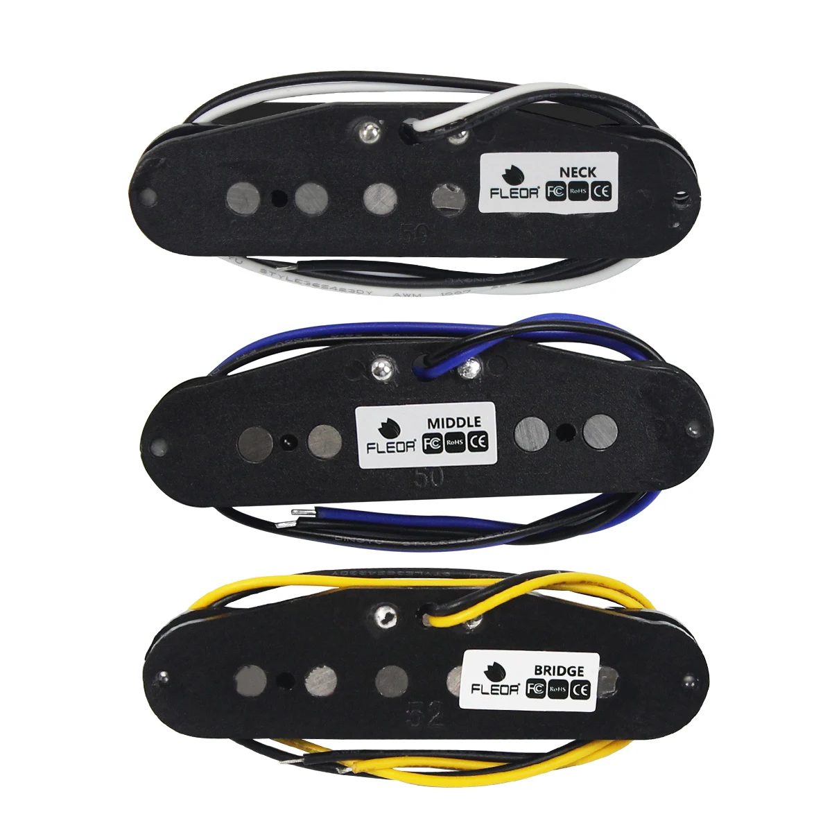 Pickup FLEOR TL Alnico 5 Singolo Collo Chitarra Elettrica – Dorato