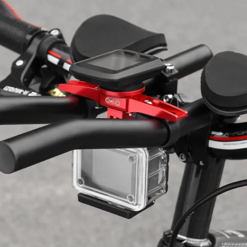 MUQZI Bike Computer Mount 22.2-25.4mm Universal Handlebar Adapter for Garmin/Bryton/Wahoo, Cycling GPS Holder Bicycle Accessorie