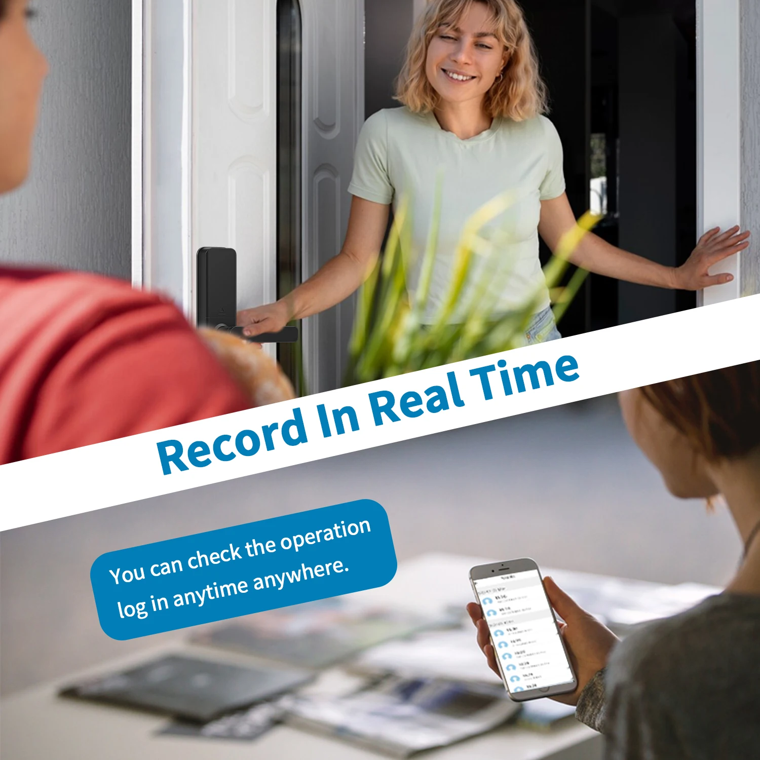 TTLOCK تطبيق قفل الباب الإلكتروني الرقمي عن بعد فت...