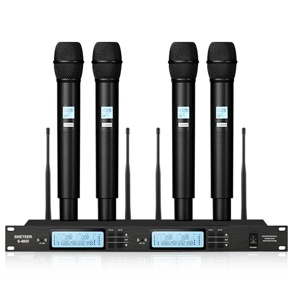 Professional UHF wireless microphone