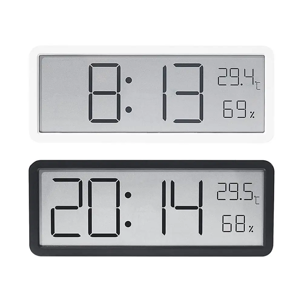 NewDigitalWallClockAlarmClockLcdLargeScreenDisplaysDesk
