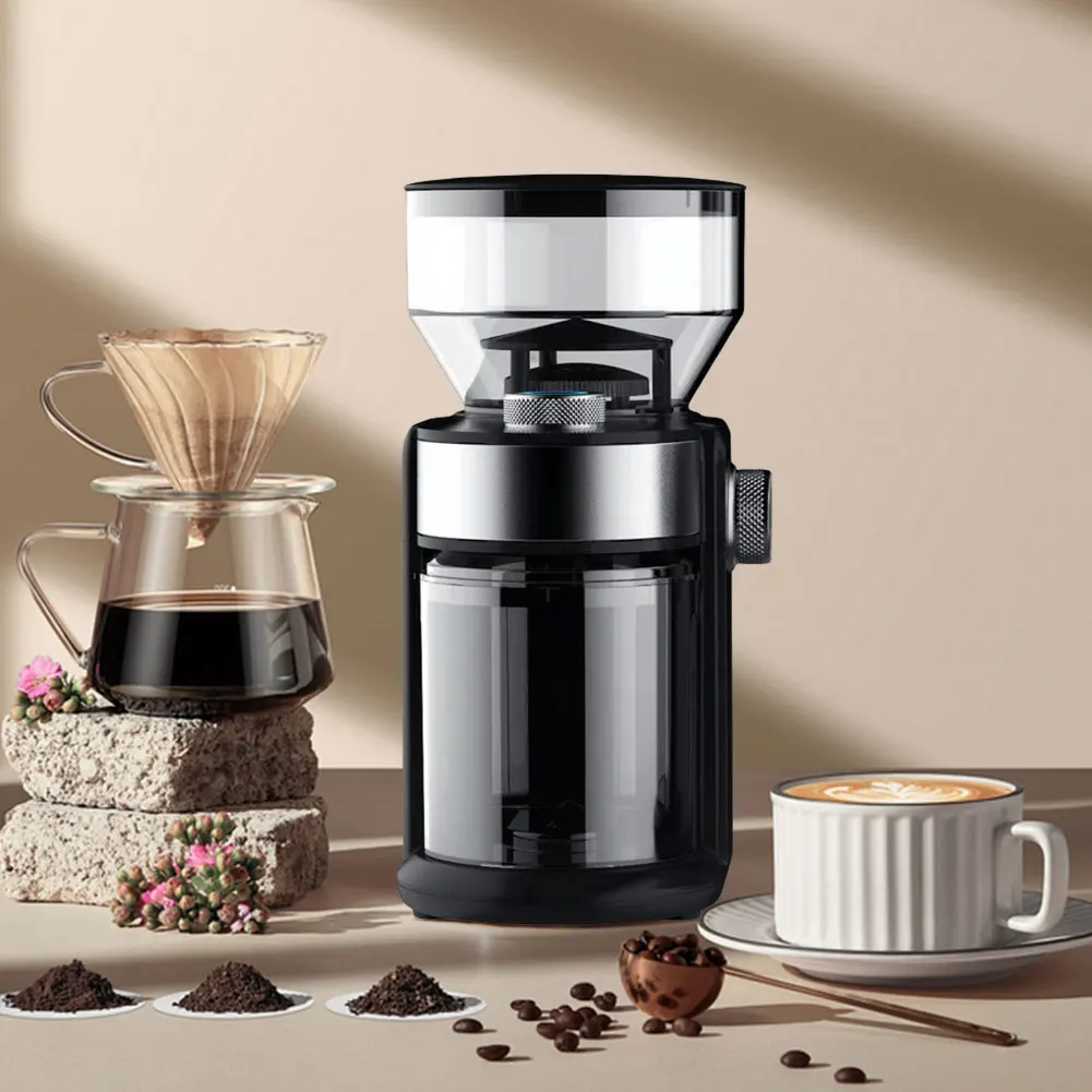 Electric Burr Coffee Grinder Automatic Coffee Grinder Coffee Beans Grinder for Espresso French Press Drip Coffee 2
