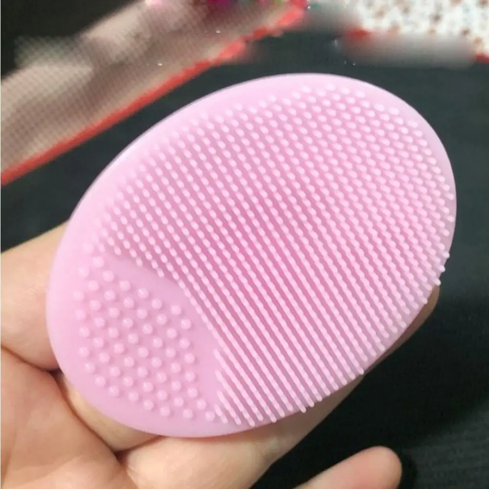 Multi-function Infant Care Product Silicone Shower Brush Safety Shampoo Brush Massage Baby Bath Hair Cleaning